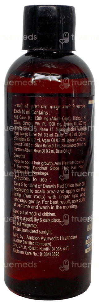 Danwin Red Onion Hair Oil 100Ml