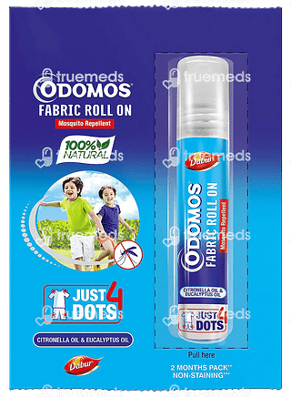 Odomos Mosquito Repellant Fabric Roll On 8 ML