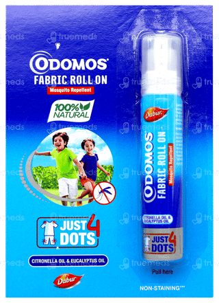 Odomos Mosquito Repellent Fabric Roll On 8ml