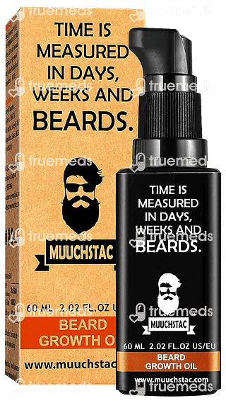 Muuchstac Herbal Beard Growth Oil  60 ML