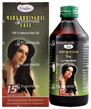 Unjha Maha Bhringraj Tail 100% Natural Hair Oil 100 ML