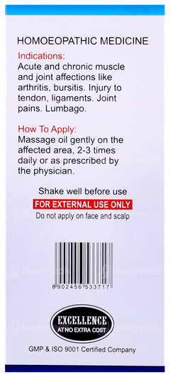Sbl Orthomuv Massage Oil 60ml