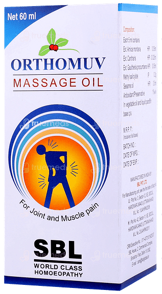 Sbl Orthomuv Massage Oil 60 ML