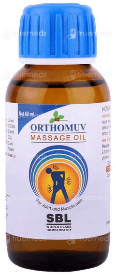 Sbl Orthomuv Massage Oil 60ml