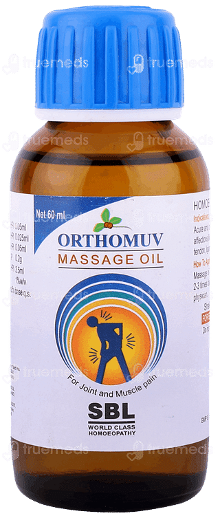 Sbl Orthomuv Massage Oil 60 ML