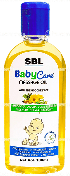 Sbl Baby Care Massage Oil 100 ML