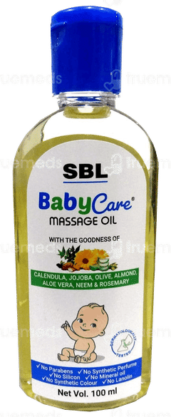 Sbl Baby Care Massage Oil 100Ml