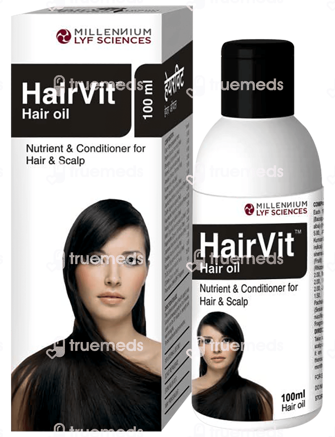 Millennium Herbal Care Hairvit Hair Oil 100 Ml - Uses, Side Effects ...