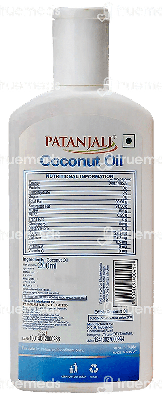 Patanjali Ayurveda Coconut Oil 200 ML