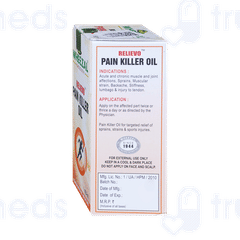 Wheezal Relievo Pain Killer Oil 60Ml Wheezal Relievo Pain Killer Oil 60Ml