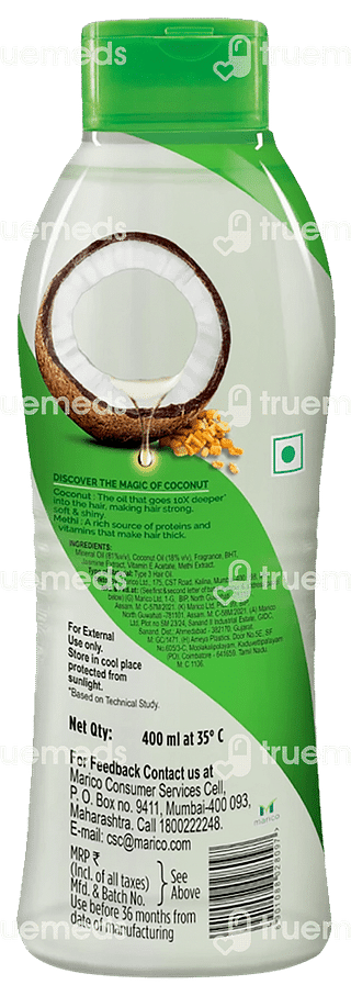 Nihar Naturals Coconut With Methi Jasmine Hair Oil 400 ML