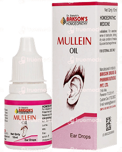Baksons Mullein Oil Ear Drops  10ml