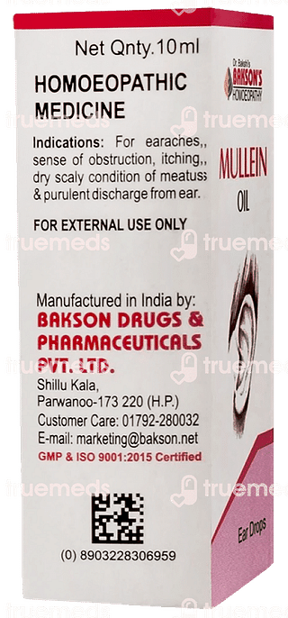 Baksons Mullein Oil 10 ML