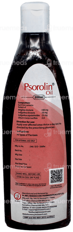 Dr Jrk Psorolin Oil 200ml