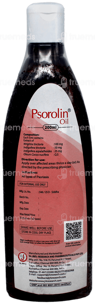 Dr Jrk Psorolin Oil 200ml
