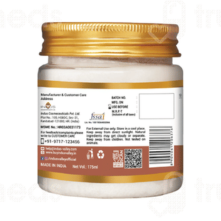 Indus Valley Bio Organic Extra Virgin Coconut Oil 175ml