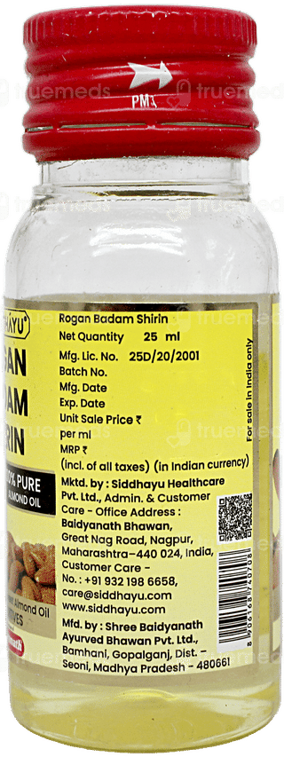 Baidyanath Rogan Badam Shirin 25ml