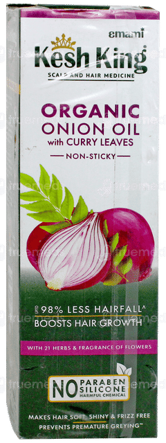 Emami Kesh King Organic Onion With Curry Leaves Hair Oil 100Ml