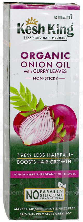 Emami Kesh King Organic Onion With Curry Leaves Hair Oil 100Ml