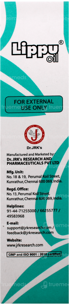Dr Jrk Lippu Oil 100Ml