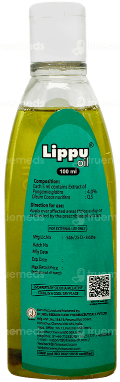 Dr Jrk Lippu Oil 100Ml