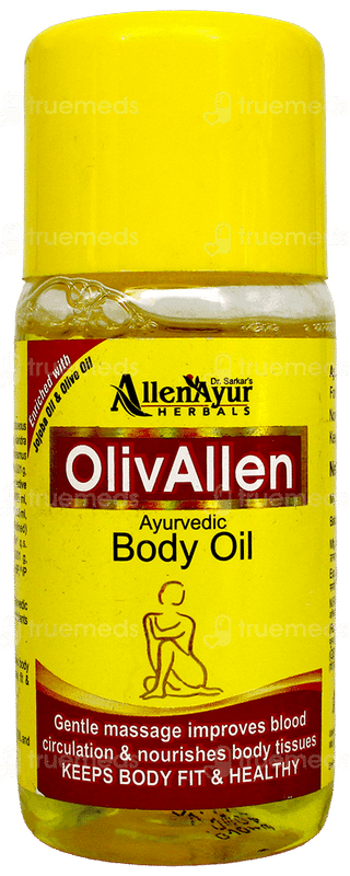 Allens Olivallen Body Massage Oil 100Ml