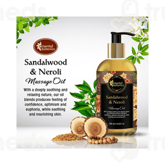 Oriental Botanics Sandalwood And Neroli Massage Oil 200 ML