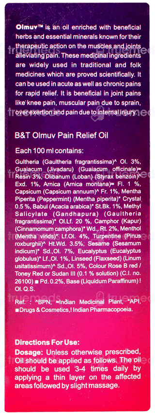 Olmuv Pain Relief Oil 60ml