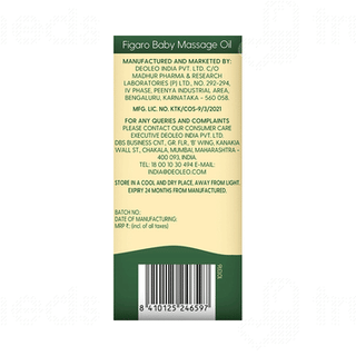Figaro Baby Massage Oil 100ml