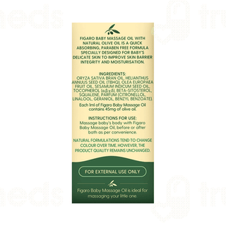 Figaro Baby Massage Oil 100ml