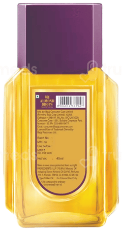Bajaj Almond Drops Hair Oil 45Ml Bajaj Almond Drops Hair Oil 45Ml