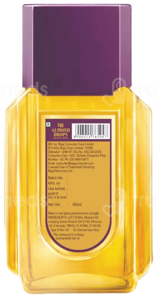 Bajaj Almond Drops Hair Oil 45Ml
