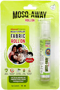 Mosq Away Mosquito Repellent Fabric Roll On 10 ML Mosq Away Mosquito Repellent Fabric Roll On 10 ML
