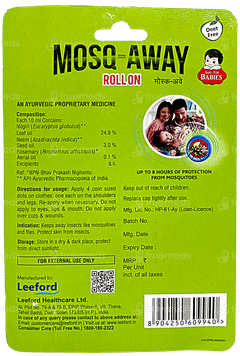 Mosq Away Mosquito Repellent Fabric Roll On 10 ML
