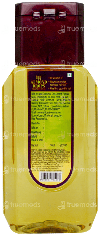 Bajaj Almond Drops Hair Oil 190ml