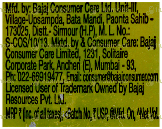 Bajaj Almond Drops Hair Oil 190Ml