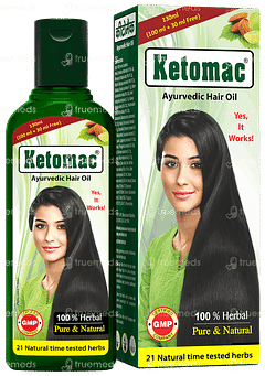 Ketomac Ayurvedic Hair Oil 100ml+30ml Free Ketomac Ayurvedic Hair Oil 100ml+30ml Free