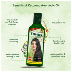 Ketomac Ayurvedic Hair Oil 100ml+30ml Free