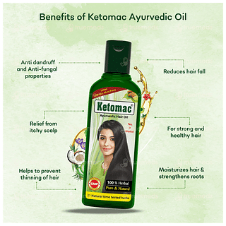 Ketomac Ayurvedic Hair Oil 130ml