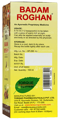 Torque Badam Roghan Oil 100ml