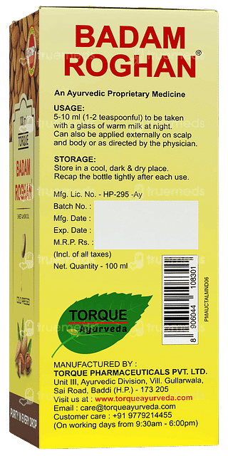 Torque Badam Roghan Oil 100 ML