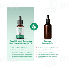 Aravi Organic Rosemary Essential Oil 15ml