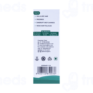 Aravi Organic Rosemary Essential Oil 15ml