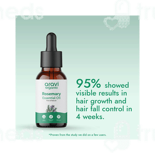 Aravi Organic Rosemary Essential Oil 15ml