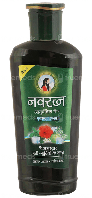 Navratna Ayurvedic Extra Thanda Oil 180Ml