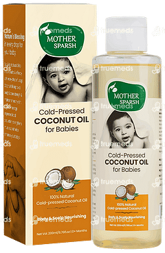 Mother Sparsh Cold Pressed Coconut Oil 200ml Mother Sparsh Cold Pressed Coconut Oil 200ml