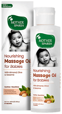Mother Sparsh New & Improved Nourishing Baby Massage Oil 200ml Mother Sparsh New & Improved Nourishing Baby Massage Oil 200ml