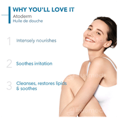 Bioderma Atoderm Huile De Douche Cleansing Oil 1000ml