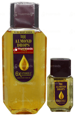 Bajaj Almond Drops Hair Oil 475ml With 45ml Free Bajaj Almond Drops Hair Oil 475ml With 45ml Free