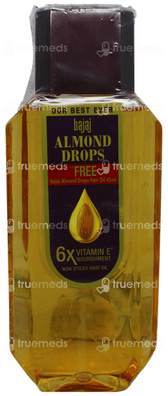Bajaj Almond Drops Hair Oil 475ml With 45ml Free Bajaj Almond Drops Hair Oil 475ml With 45ml Free